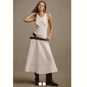 Anthropologie The Kenzie Drop-Waiste Midi Dress